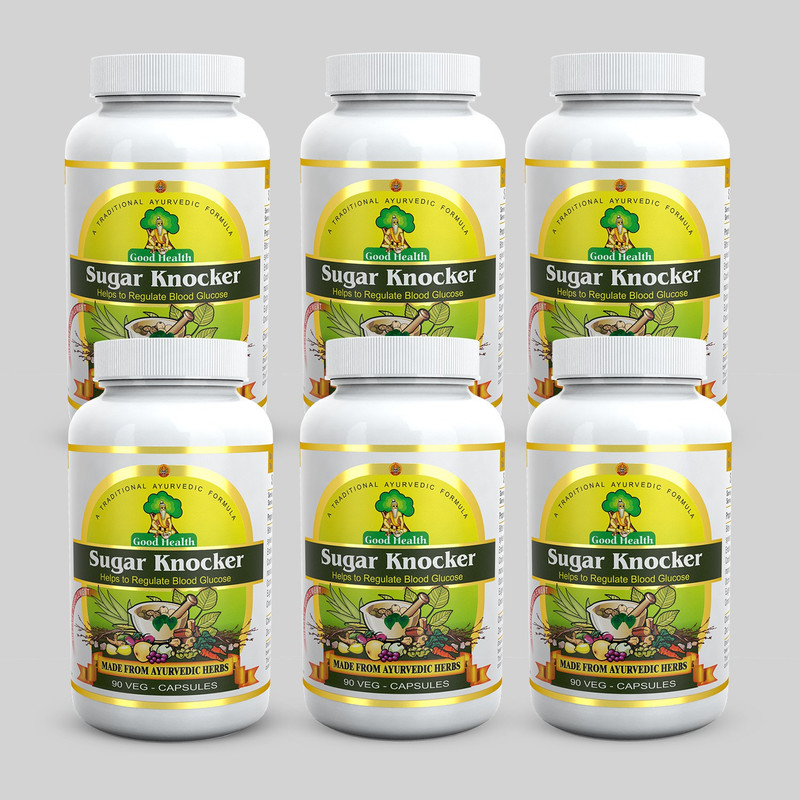 sugar knocker Ayurvedic Medicine for Diabetes (540 Capsules For 180 Days)(540 No)