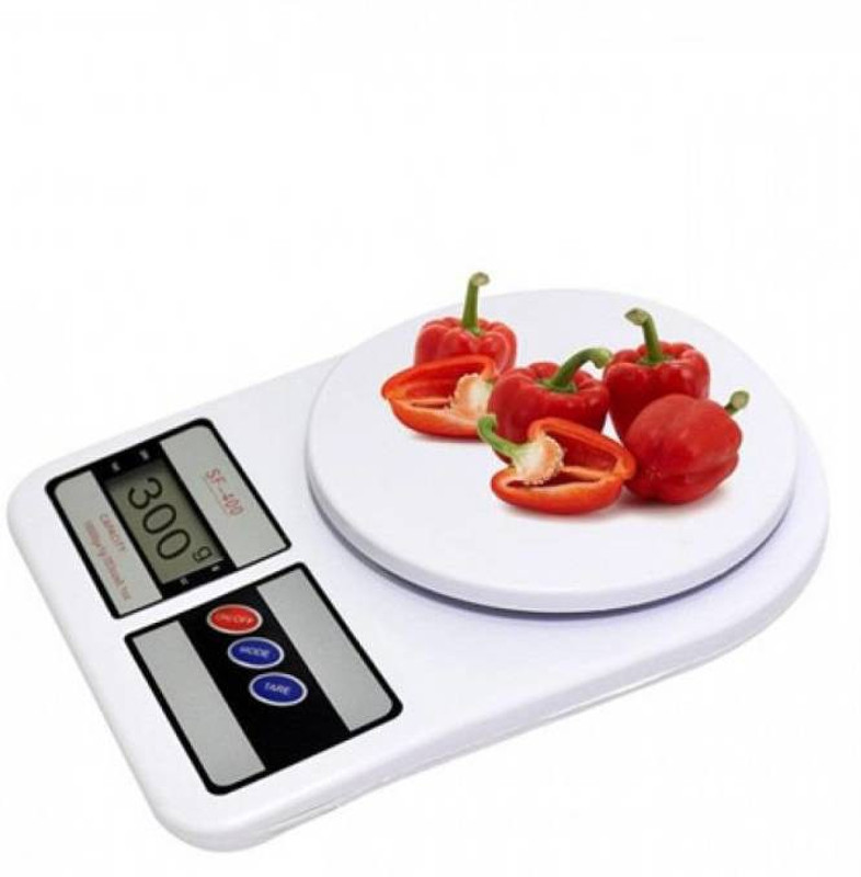 Zeom SF_400 Electronic Digital 10 Kg Lcd Kitchen Weight Scale for Measuring Fruits,SpiceVegetable and more Weighing Scale(WHITE) Weighing Scale(White)