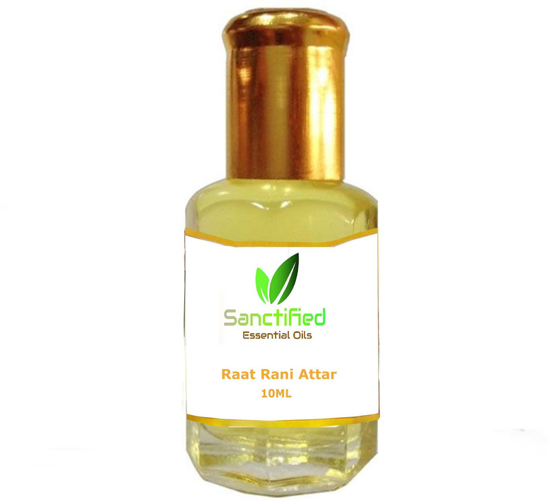 Sanctified Raat Rani Attar Perfume 10ML 100% pure natural, Non alcoholic perfume for unisex Herbal Attar(Tuberose/Rajniganda)