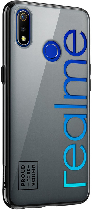 Buy Realme Back Cover for Realme 3 Realme 3i Iconic Grey Online