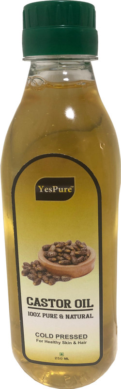 YESPURE CASTOR Oil ((100% Pure COLD PRESSED)) For HAIR GROWTH Hair Oil(250 ml)