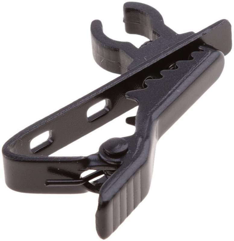 Adhbhud Microphone Tie Clip Collar Clip Holder Mic Clip(Black)