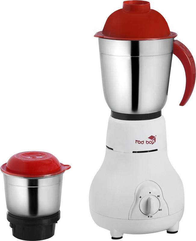 Redbox JET + Jet Plus with 2 Jar 450 Mixer Grinder(Red, White, 2 Jars)