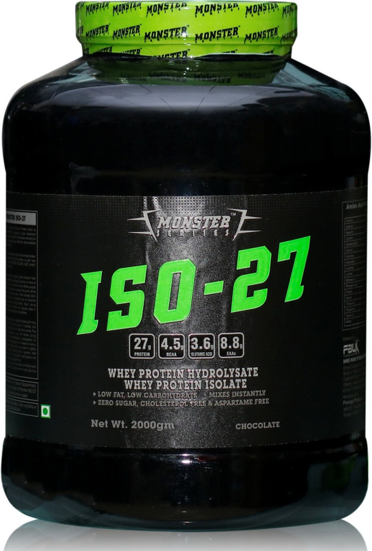 monster seriies ISO - 27 Whey Protein(2 kg, chocolate)