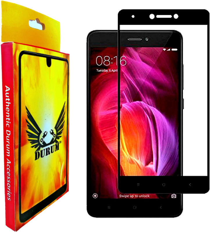 durum Edge To Edge Tempered Glass for Mi Redmi Note 4(Pack of 1)