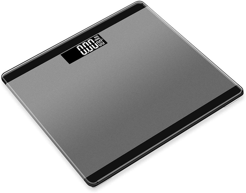 Rorian Personal S-curve Digital Weight Machine For Body Capacity 180Kg/396Lb Weighing Scale(Silver)