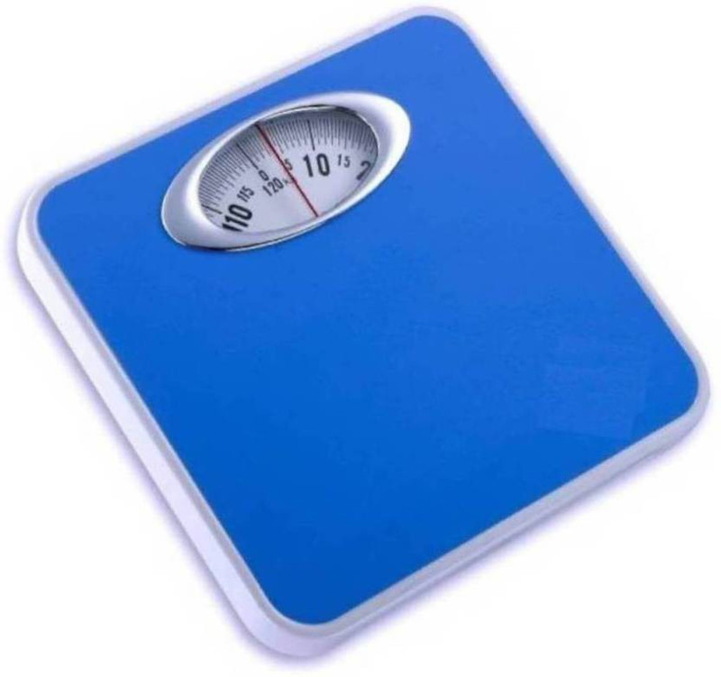 ROBMOB Analog Weight Machine Capacity 120Kg Manual Mechanical Full Metal Body Analog Weighing Scale  (Blue) Weighing Scale(Blue)