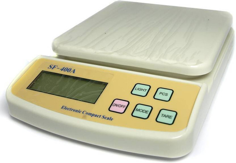 Mezire 10kg Vegetable Kitchen Scale For Weighing Household Items SF 400A Weighing Scale (White) Weighing Scale(White) Mezire 10kg Vegetable Kitchen Scale For Weighing Household Items SF 400A Weighing Scale (White) Weighing Scale(White)