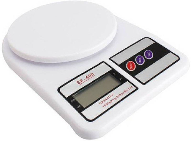 Zeom Kitchen Weight Scale 10 GR TO 10000 GR SF400 BMI Weighing Scale Weighing Scale(White)