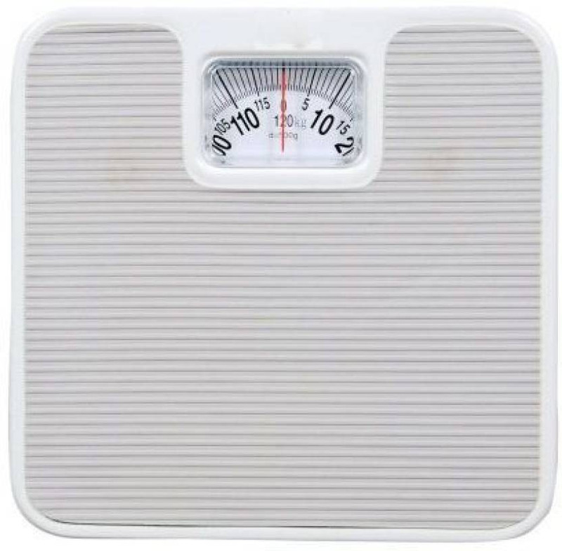 Zeom Analog Scale Weighing Machine For Body Weight $ Personal Health Body Fitness Weighing Scale  (Grey) Weighing Scale(Grey)
