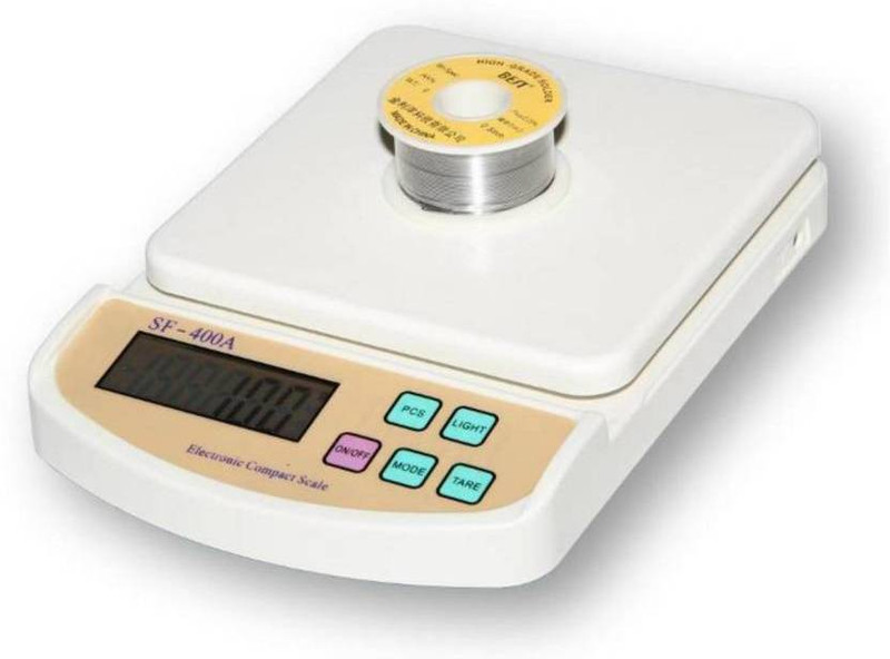 Zeom  Electronic Kitchen Digital Plastic Weighing Scale with Batteries, 10kg (White, SF400A) Weighing Scale  (White) Weighing Scale(White)