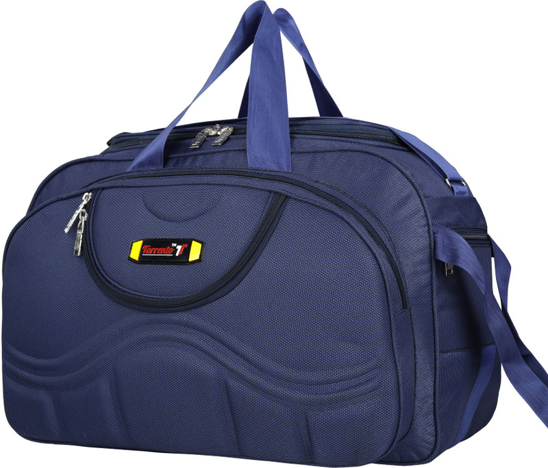 TORRENTO STYLISH DUFFEL IN BEST QUALITY FABRIC TWO WHEEL TRAVELLING 22 INCH Travel Duffel Bag(Blue) TORRENTO STYLISH DUFFEL IN BEST QUALITY FABRIC TWO WHEEL TRAVELLING 22 INCH Travel Duffel Bag(Blue)