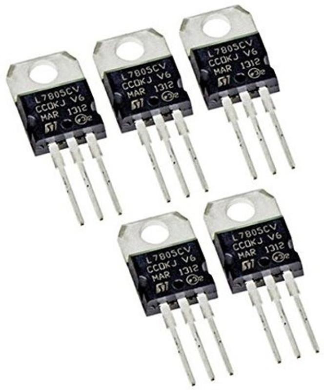 kingsbuy 7805 Voltage Regulator IC(5 Pieces) Electronic Components Electronic Hobby Kit