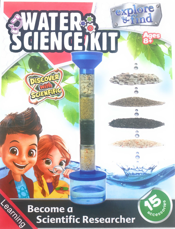haappybox Water purifier science kit, Water filtration mechanism(Grey)