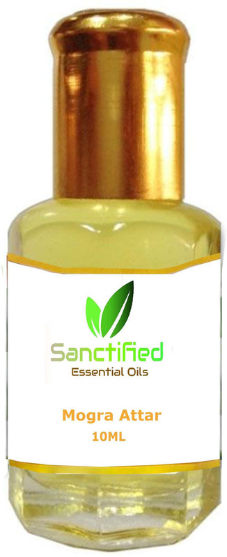 Sanctified Mogra Attar Perfume 10ML 100% pure natural, Non alcoholic perfume for unisex Herbal Attar(Mogra)