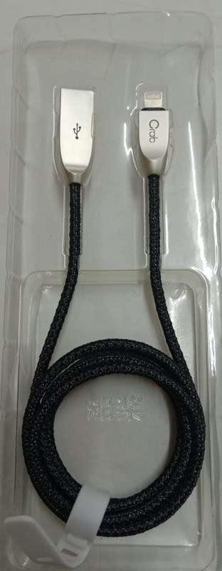 crab CUSB11 Micro USB Cable(Compatible with mobile, tablet, Black, Sync and Charge Cable)