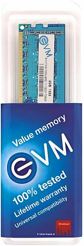 EVM 1333 DDR3 2 GB (Single Channel) PC (2 GB 1333)