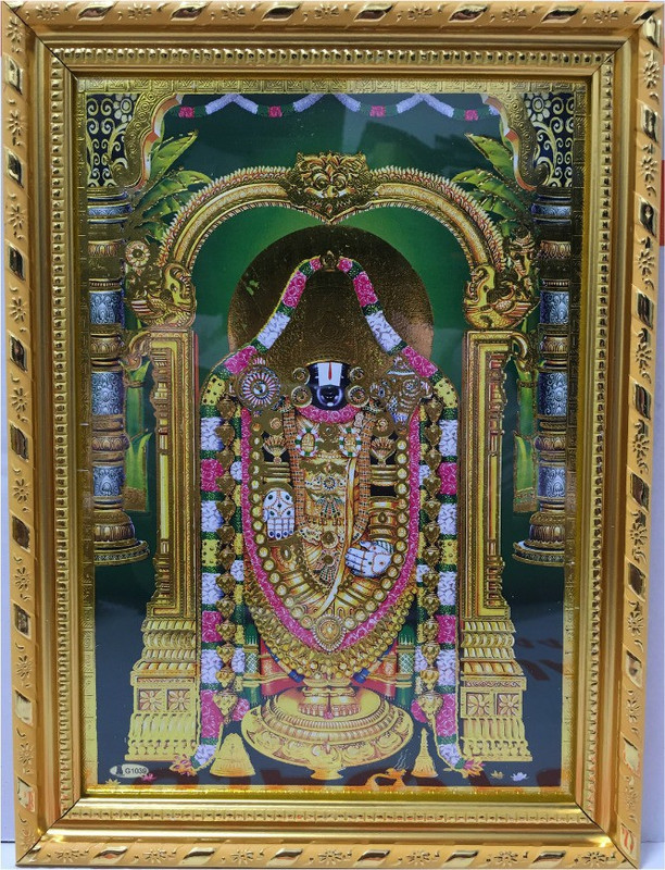 Buy Puja N Pujari God Photo Frames Lord Tirupati Balaji Venkateswara