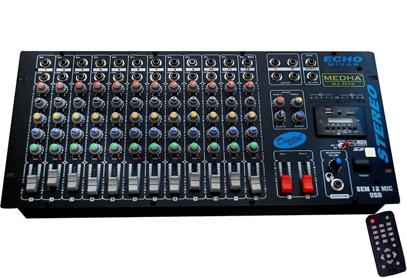 MEDHA D.J. PLUS SEM-12U Digital Sound Mixer