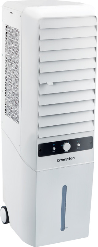 Crompton Mystique Turbo 34 ACGC Tower Air Cooler(White, 34 Litres)