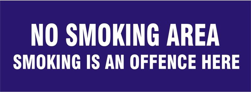 Buy signEver No Smoking Area Smoking Is An Offence Here Sign Board For ...