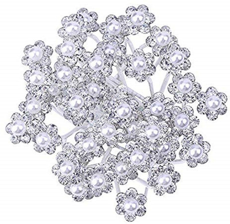 oberlo Hair Juda Pin With Stones Wedding hair accessories For Women And Girls Hair Pin Hair Pin(Silver)