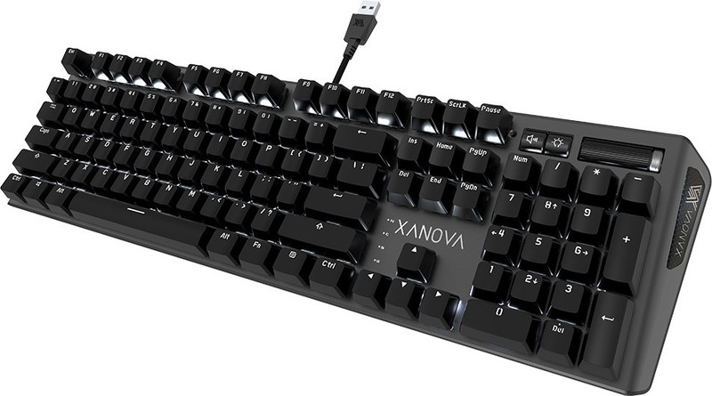 Xanova Pulsar with Cherry MX Red Switches Wired USB Gaming Keyboard(Black)