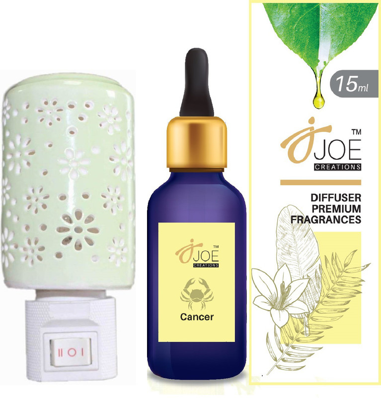 joe creation Diffuser Aroma Oil for Zodiac Sign Cancer with Aroma Diffuser Diffuser Set(15 ml)