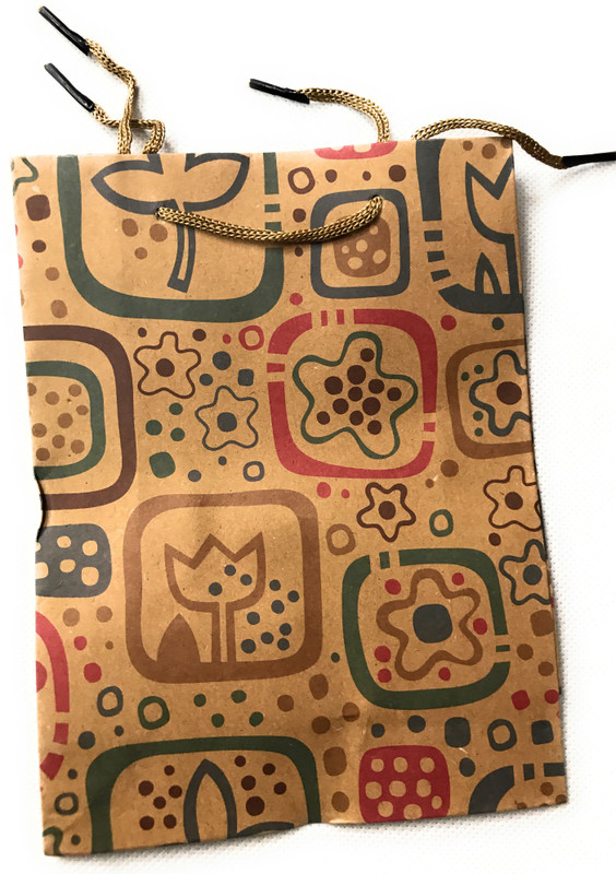 Map Gift Paper Bag (Pack of 25) Multipurpose Bag(Green, Brown, Maroon, 8 inch)