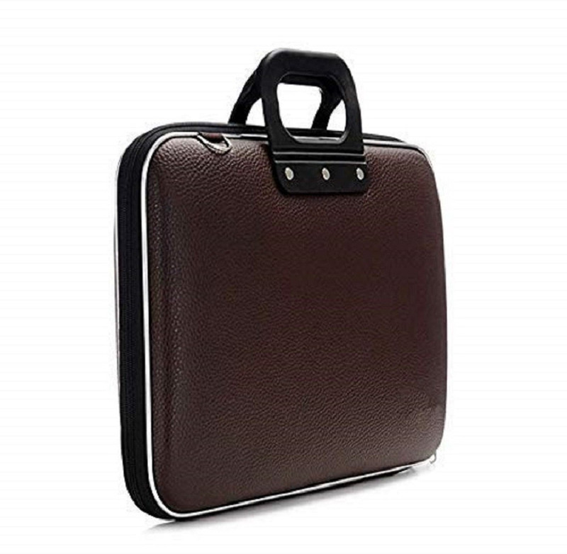 shahwaliya PU Leather Laptop Bag 16.5 inch Stylish Unisex Briefcase Bag (Brown) Medium Briefcase - For Men (Brown) Medium Briefcase - For Men & Women(Brown)