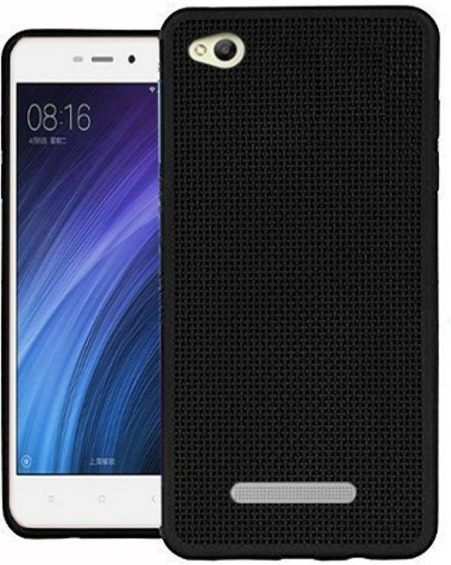 mc moms Back Cover for Mi Redmi 4A(Black, Shock Proof)