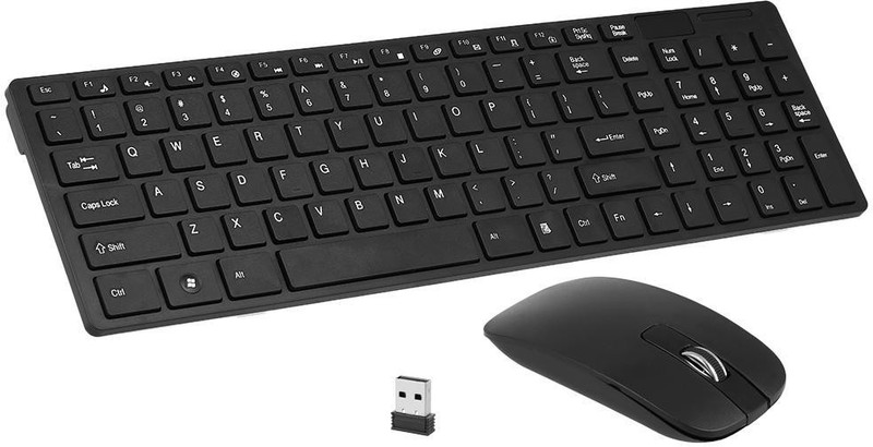 Shape n Style 2.4 Ghz Slim Wireless Keyboard & Mouse Combo Set