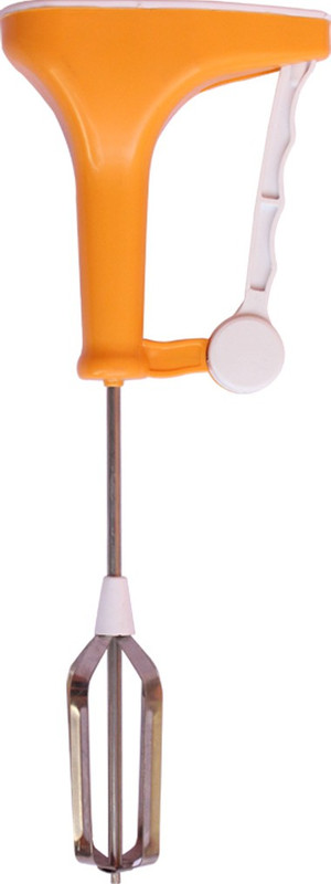 Ecommall Stainless Steel Power Free Hand Blender for Egg & Milkshake, Lassi 0 W Hand Blender(Orange)