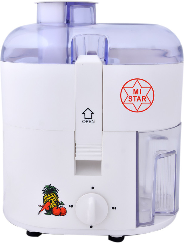 mi star JUICER MIXER GRINDER J75H158 400 Juicer(WHITE AND MULTI COLOR, 1 Jar)