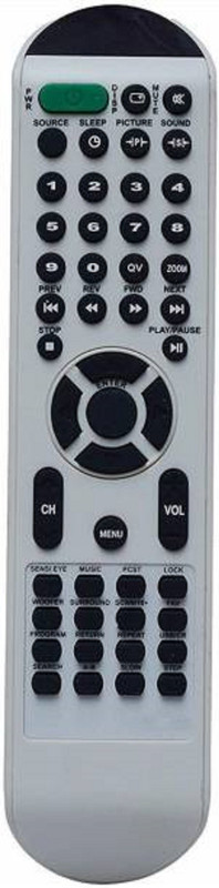 rajeev enterprises LED/LCD Remote Remote Controller (White) Remote Controller(White)