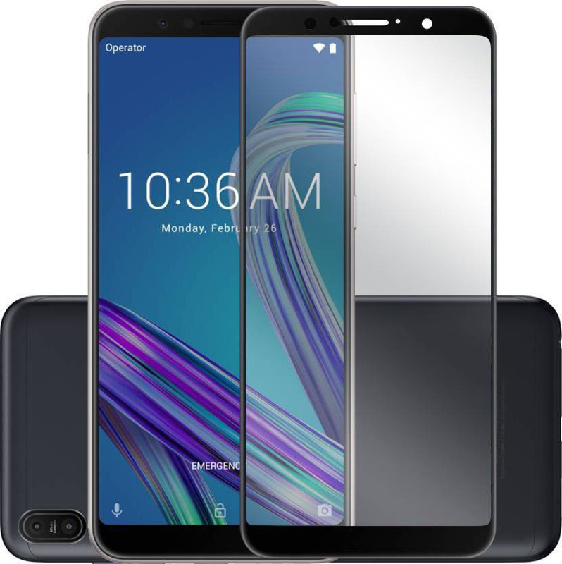 onlinecart Edge To Edge Tempered Glass for Asus Zenfone Max Pro M1(Pack of 1)