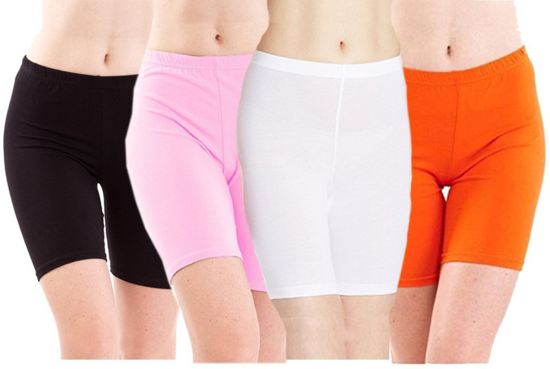 klugger Solid Women Multicolor Cycling Shorts