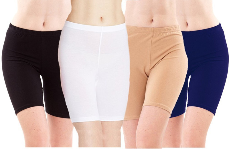 klugger Solid Women Multicolor Cycling Shorts