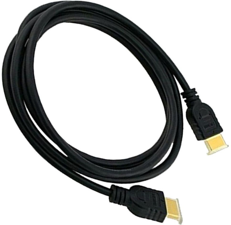 finest TV-out Cable High-Speed HDMI Cable Latest Version - 3 Meters ( 10 Feet ) Supports Ethernet, 3D, 4K and Audio Return, With Gold Plated connector, 100% Pure Bare Cooper conductor ensure Highest quality transmission 3 Metre(Black, For TV, 3 m)