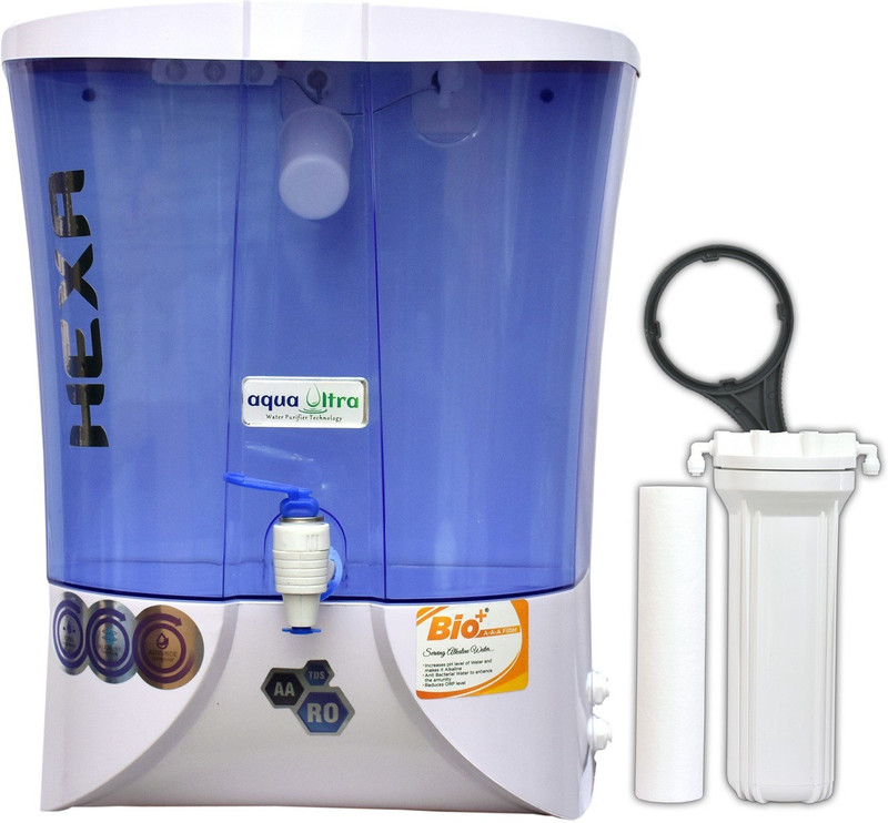 AQUAULTRA 10L Hexa RO+B12 Technology Water Purifier 14 L RO Water Purifier(White)