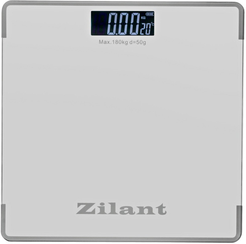 Zilant 6mm Automatic Personal Digital Weight Machine With Large LCD Display & 4 Sensor Technology For Accurate Weight Measurement (Silver) Weighing Scale(Grey)