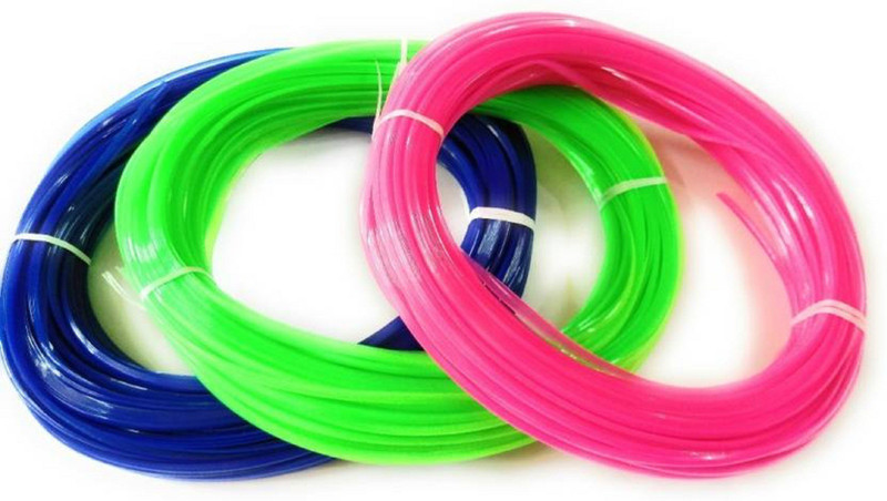 puffy Plastic Broom Wires for Craft Works, Basket Making, Flower vases Making, Pack of 3, Each colour 1 pack