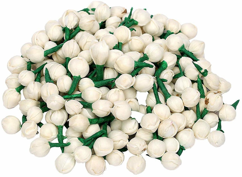 devine ARTIFICIAL MOGRA BUD PACK OF 250. White Jasmine Artificial Flower(10.8 inch, Pack of 250)