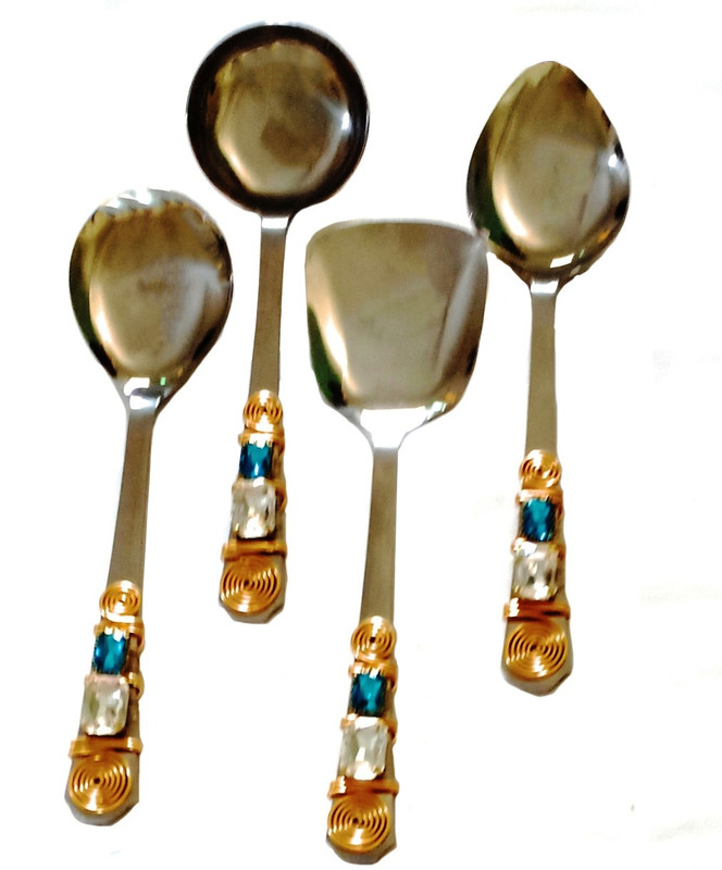 jewelkraft designs AQUA Stainless Steel Cutlery Set(Pack of 4)
