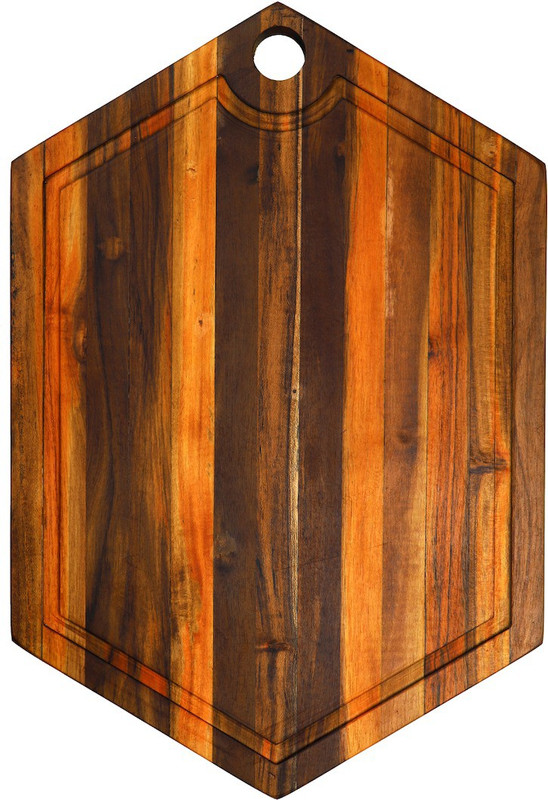 eesome DOMESTICO-L2 Wood Cutting Board(Brown Pack of 1)
