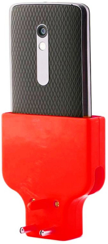 BM SONS Charging Wall Stand Mobile Holder Dock(Red)