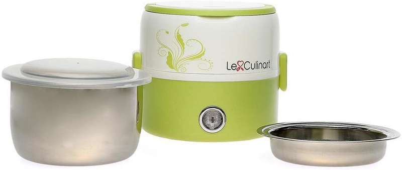 Mezire ™Personal Multipurpose Portable Mini Travel Multi-Function Rice Cooker with Keeping Warm Function(1.2 L , Green) Electric Rice Cooker(1.2 L, Green)