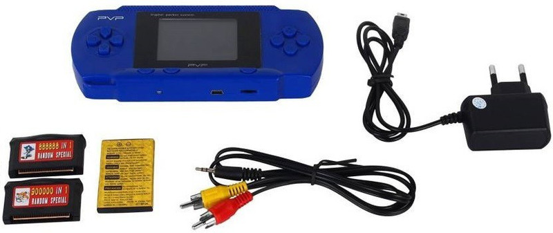 Alafi Best PVP Station video game best a2 for increasing hand-eye /mind concentration brain with ALL IN ONE TOTAL BRICK GAMES NA GB with Super Contra, Super Mario, Soccer, Cricket2887, Crash, Angry Birds, Pinball, Lunar Ball, and other Unlimited Games(Multicolor, YES)