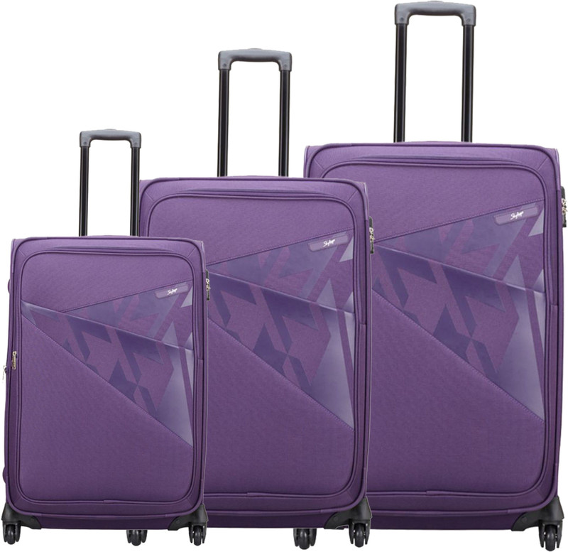 Skybags Check-in Suitcase Combo(Purple)