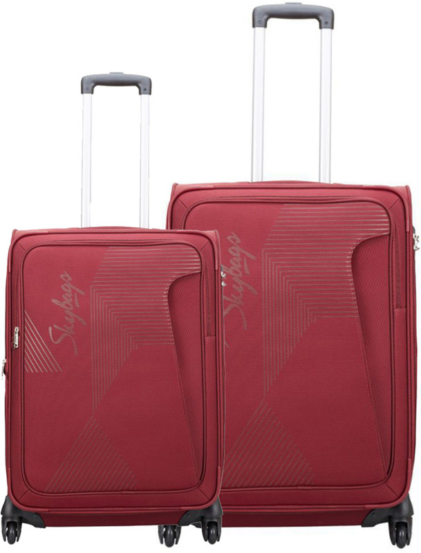 Skybags Check-in Suitcase Combo(Red)